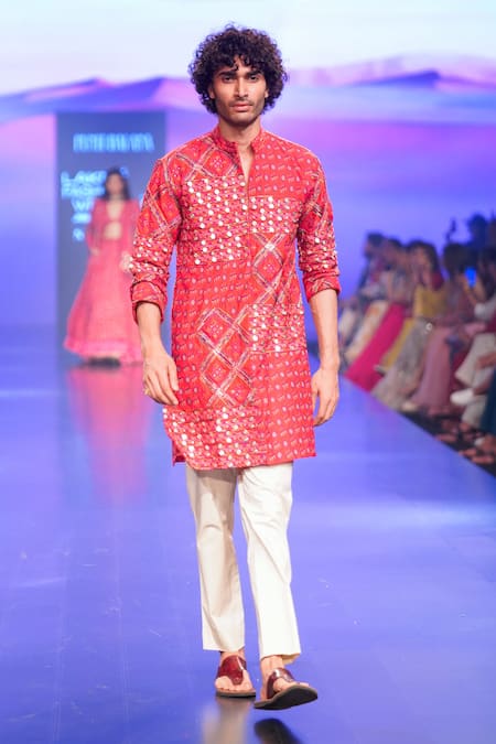 PUNIT BALANA Coin Embellished Kurta Set 