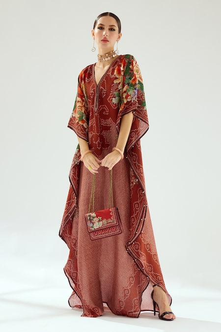 Rajdeep Ranawat Elenor Silk Kaftan 