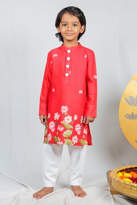 Solid Resham Embroidered Short Kurta with Salwar Pants  White