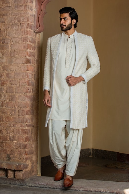 Salwar kurta with 2025 jacket for mens