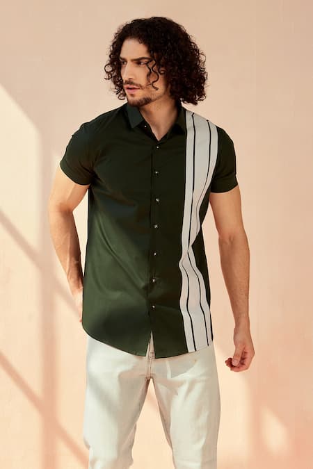 Seven Just Aston Striped Shirt 