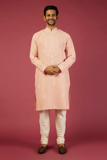 Krishna Mehta Garden Print Kurta Set 