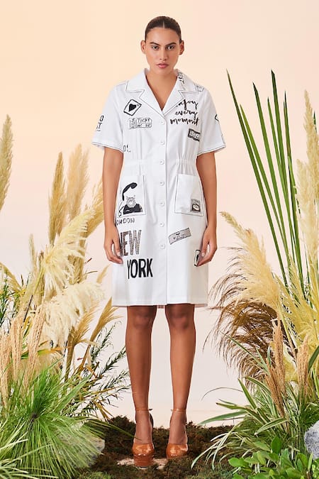 Shahin Mannan Airmail Summer Coat Dress 
