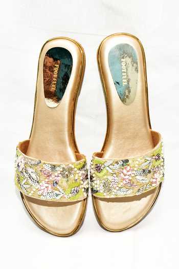 Foot Fuel My Forever Sequin Embroidered Flats 