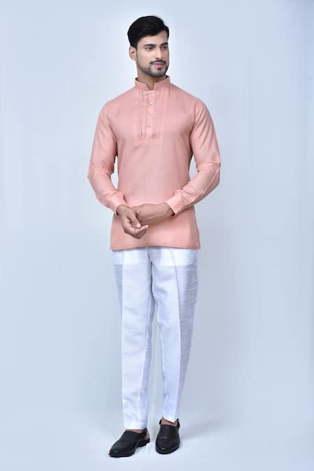 Arihant Rai Sinha Pintuck Detail Short Kurta & Pant Set 