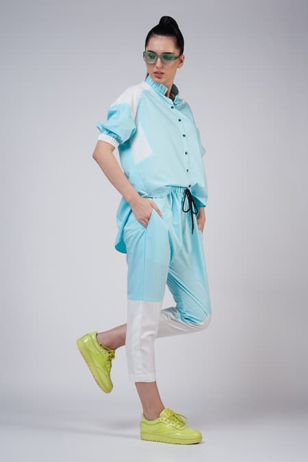 Krati Jain Colorblock Shirt & Pant Set 