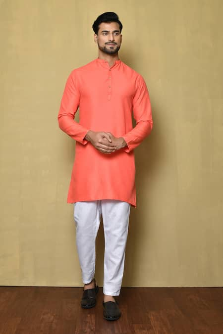 Aryavir Malhotra Solid Straight Kurta Set 