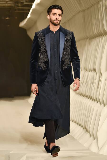 Rohit Gandhi + Rahul Khanna Velvet Andrea Tuxedo 