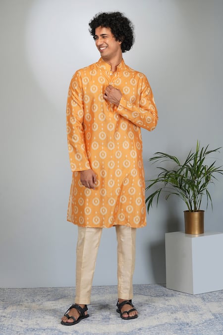 Eleven Brothers Amber Print Kurta & Pant Set 