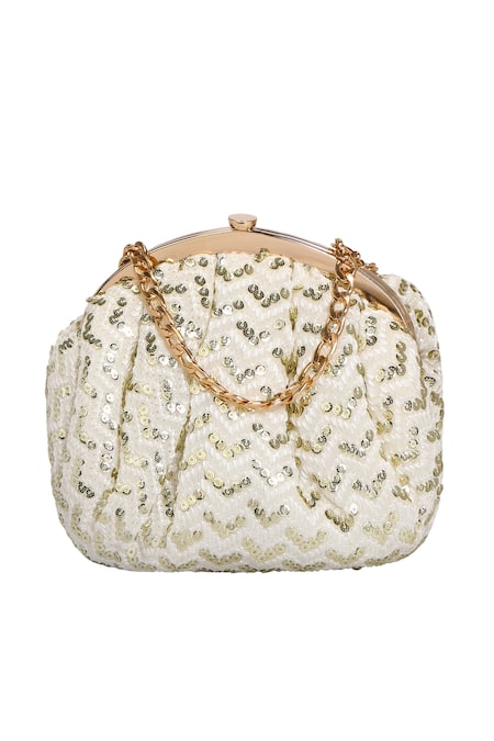 Buy Ivory Fiona Piccola Structured Miniature Bag by ADISEE Online at Aza  Fashions.