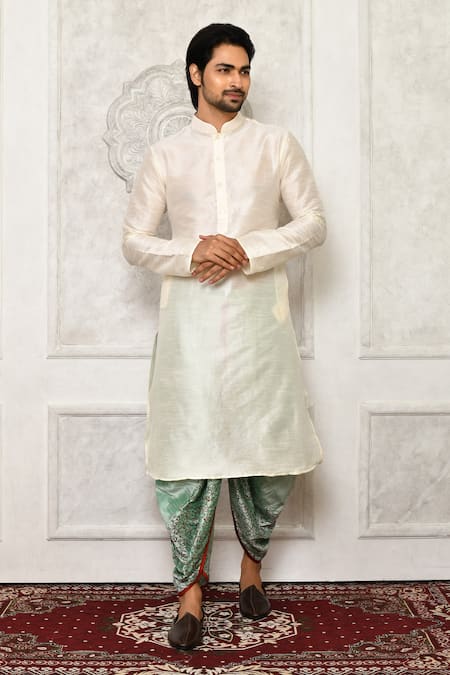 Arihant Rai Sinha Kurta & Sea Green Dhoti Pant Set 