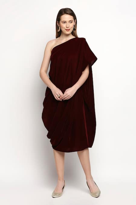 Monk & Mei Shakira Draped Dress 