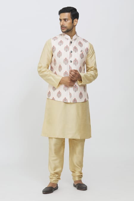 Arihant Rai Sinha Floral Print Bundi 