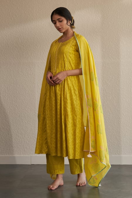 Label Mansi Nagdev Drishti A-Line Kurta Trouser Set 