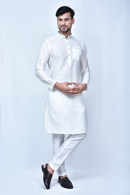 Arihant Rai Sinha Geometric Woven Kurta Set 