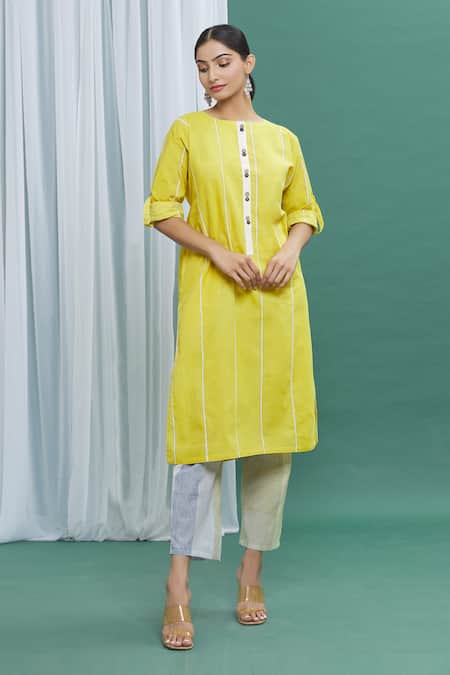 Buy STOP Womens Art Silk Straight Fit Pants | Shoppers Stop