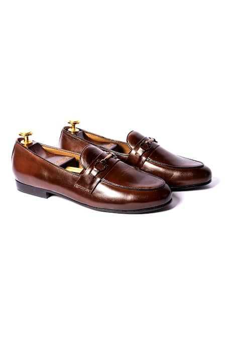 Artimen Horse-Bit Buckle Loafers 