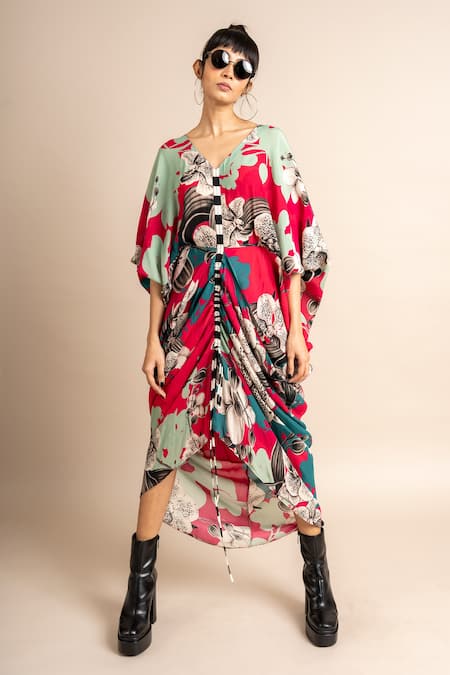 Nupur Kanoi Flower Print Kite Dress 