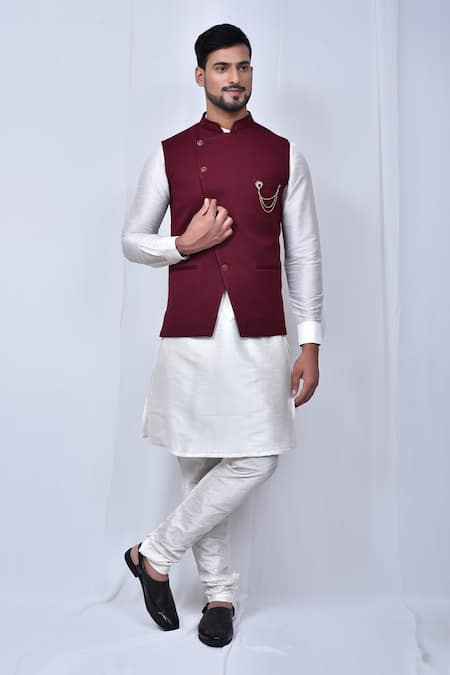 Arihant Rai Sinha Plain Asymmetrical Bundi 