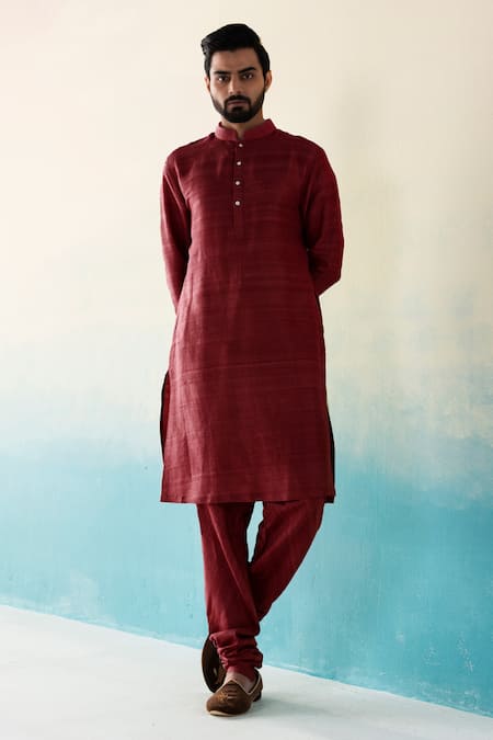 Weaver Story Straight Kurta & Churidar Set 