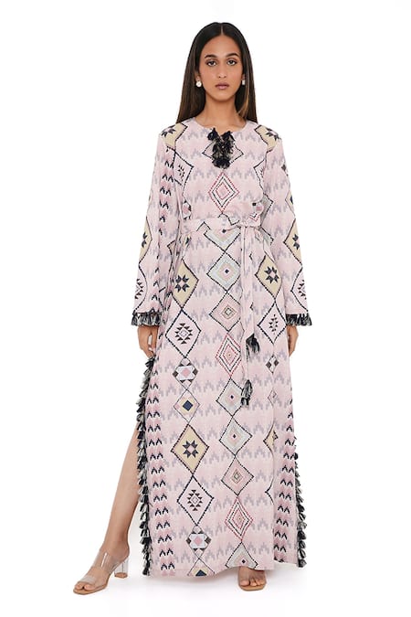 PS Pret by Payal Singhal Mosaic Diamond Print Kaftan 