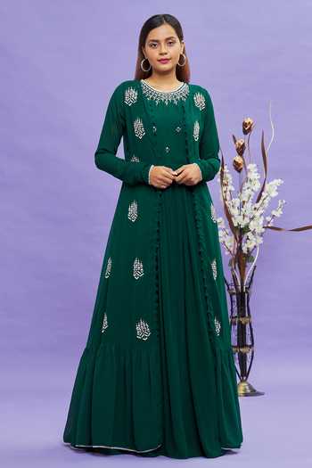 empire waist dress definition Sail To Sable Emerald Dylan Tweed Dress Emerald / M / SCH2405 main image 1