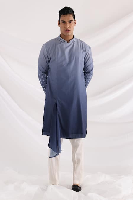 Smriti by Anju Agarwal Overlap Ombre Kurta Set 