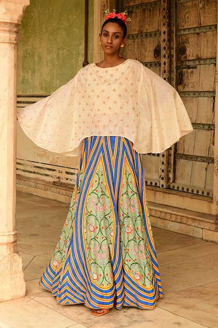 Silk hotsell lehenga skirt