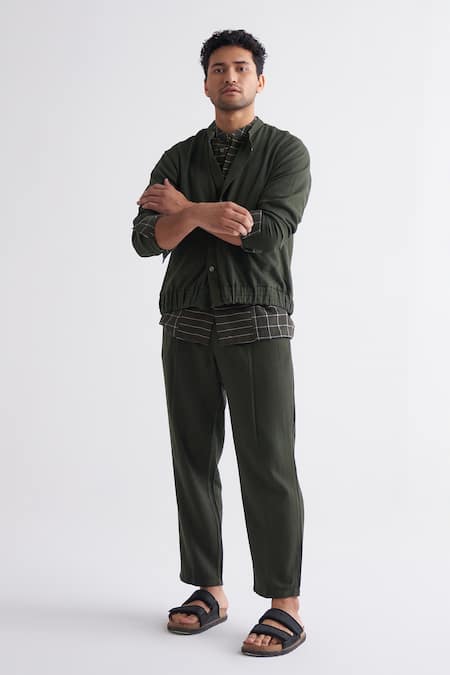 THREE Short Jacket And Pant Set 