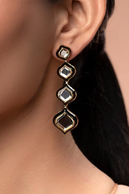 Isharya Amina Mirror Minaret Earrings 