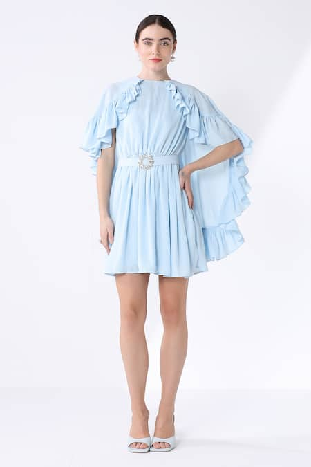 Ashico Ruffled Pattern Dress 