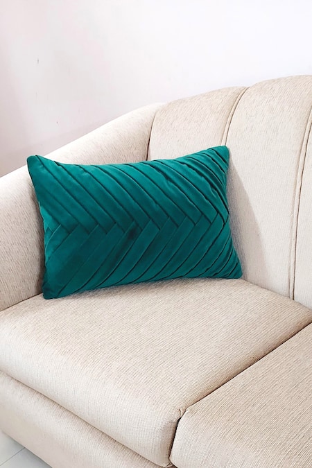 Throwpillow Pleated Lumbar Cover 