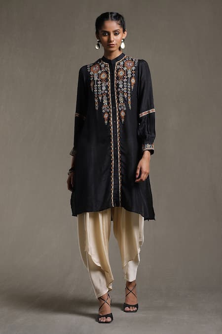 Ritu Kumar Floral Embroidered Kurta 