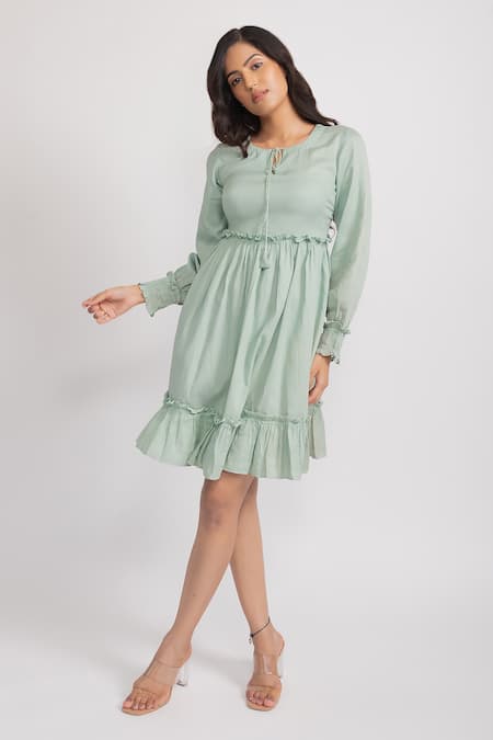 AROOP SHOP INDIA Greta Tiered Dress 