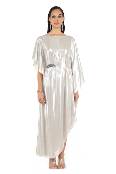 Rohit Gandhi + Rahul Khanna Stardust Asymmetric Kaftan 