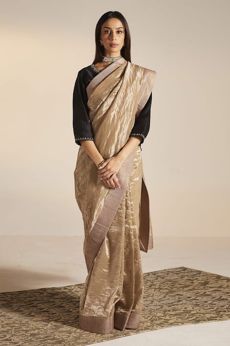 Shorshe Clothing Saifi Chanderi Blouse 