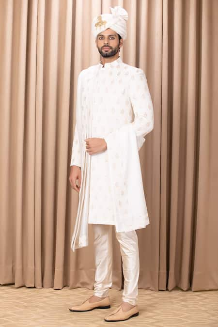 Ankit V Kapoor Fahad Sherwani Set With Stole 