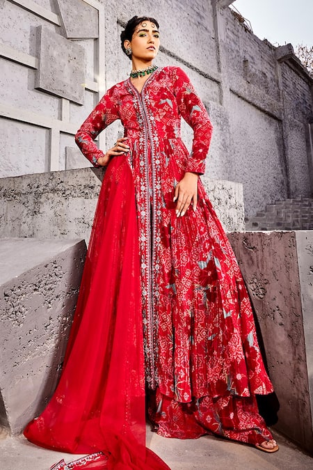 Senhora Latika Wholesale Designer Velvet Semi Stitched Lehengas Style  Anarkali Suits - textiledeal.in