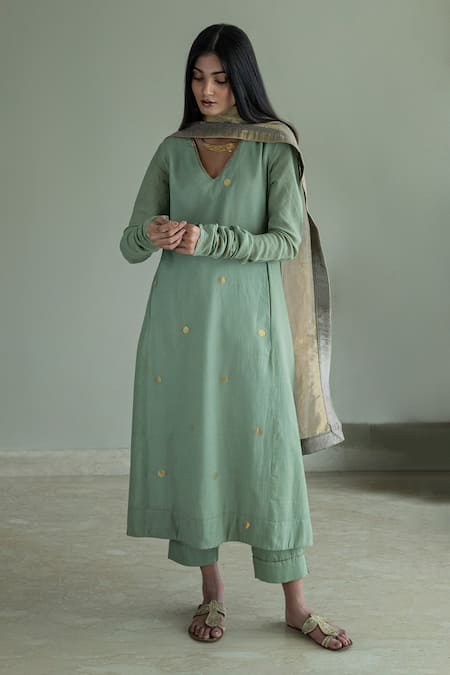Shorshe Clothing Lace Border Embellished Stole 