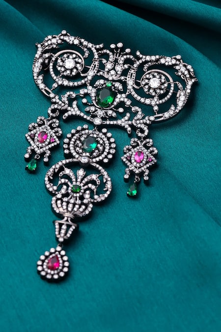 Cosa Nostraa Embellished Brooch 