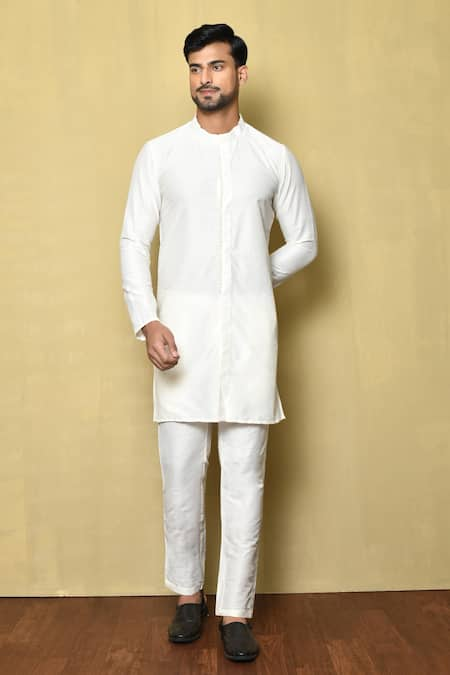 Aryavir Malhotra Potli Button Front Kurta 