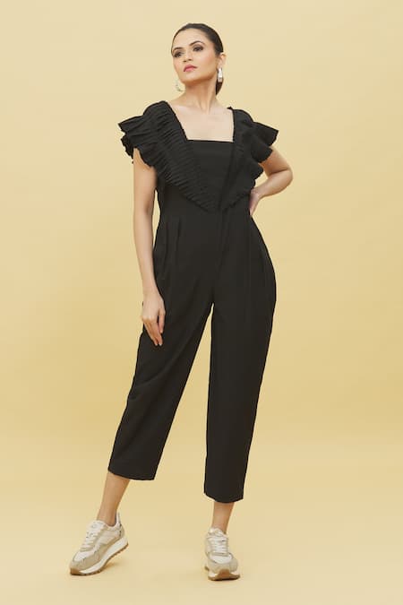 Samyukta Singhania Pleated Overlay Jumpsuit 