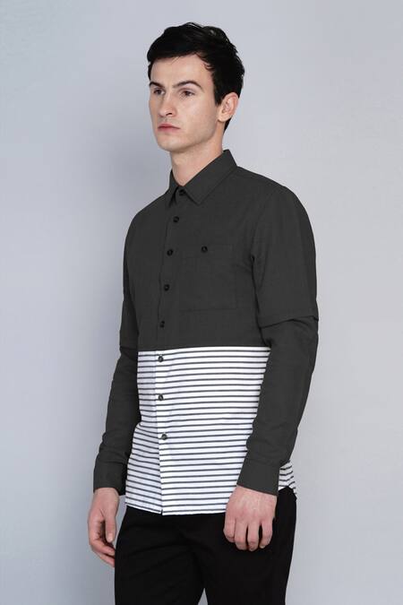 Lacquer Embassy Striped Shirt 