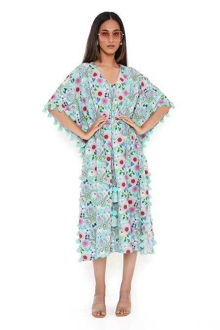 PS Pret by Payal Singhal Spring Floral Garden Print Kaftan 