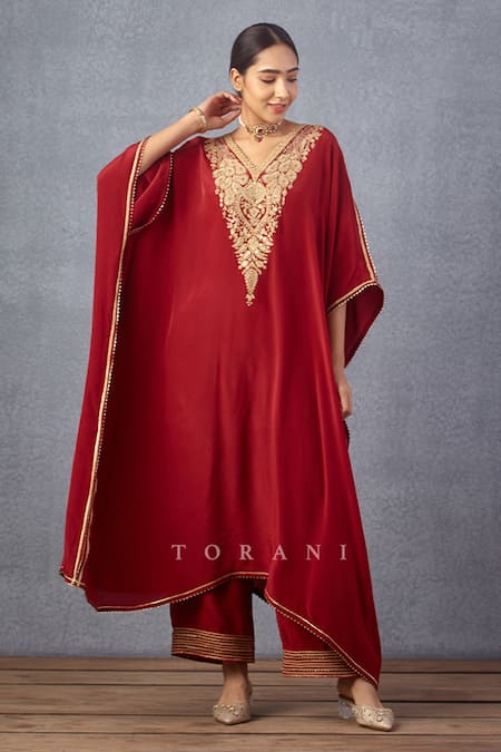 Torani Sindoori Ashni Kaftan & Pant Set 