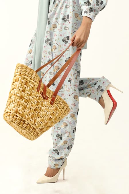 Handle Those Bags Basket Weave Bag 