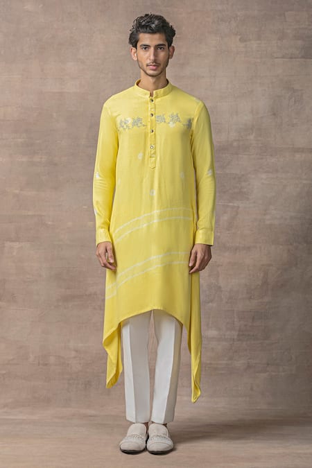 Sarab Khanijou Tie Dye Full Sleeve Kurta Set 