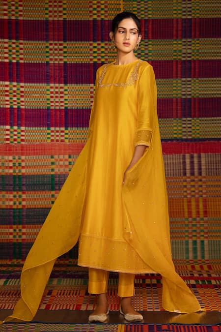 Trending | Mustard Haldi Readymade Kurti and Mustard Haldi Readymade Tunic  online shopping