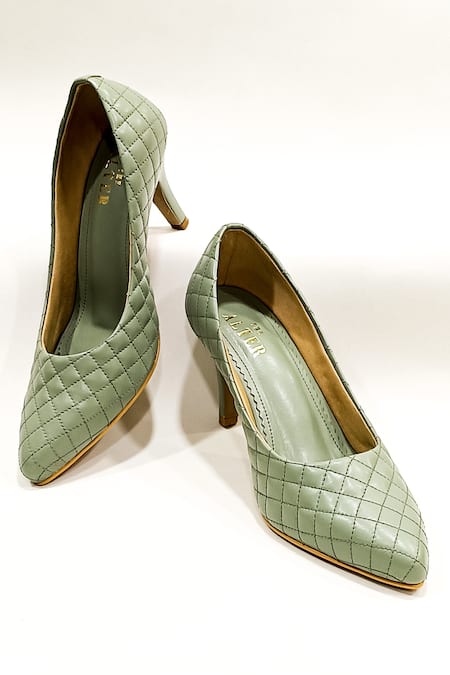 Azalea Wang | Shoes | Azalea Wang Lime Green Snakeskin Heels | Poshmark