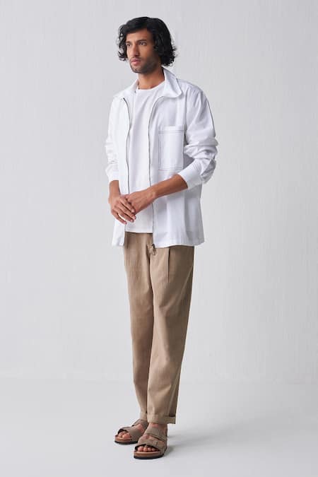 THREE Poplin Full Sleeve Shirt 